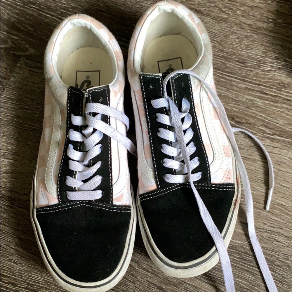 High top old school vans, gently worn.